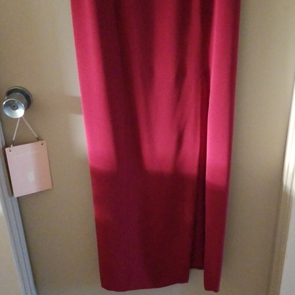 Oleg Cassini BlackTie Dress and coat - Picture 7 of 8